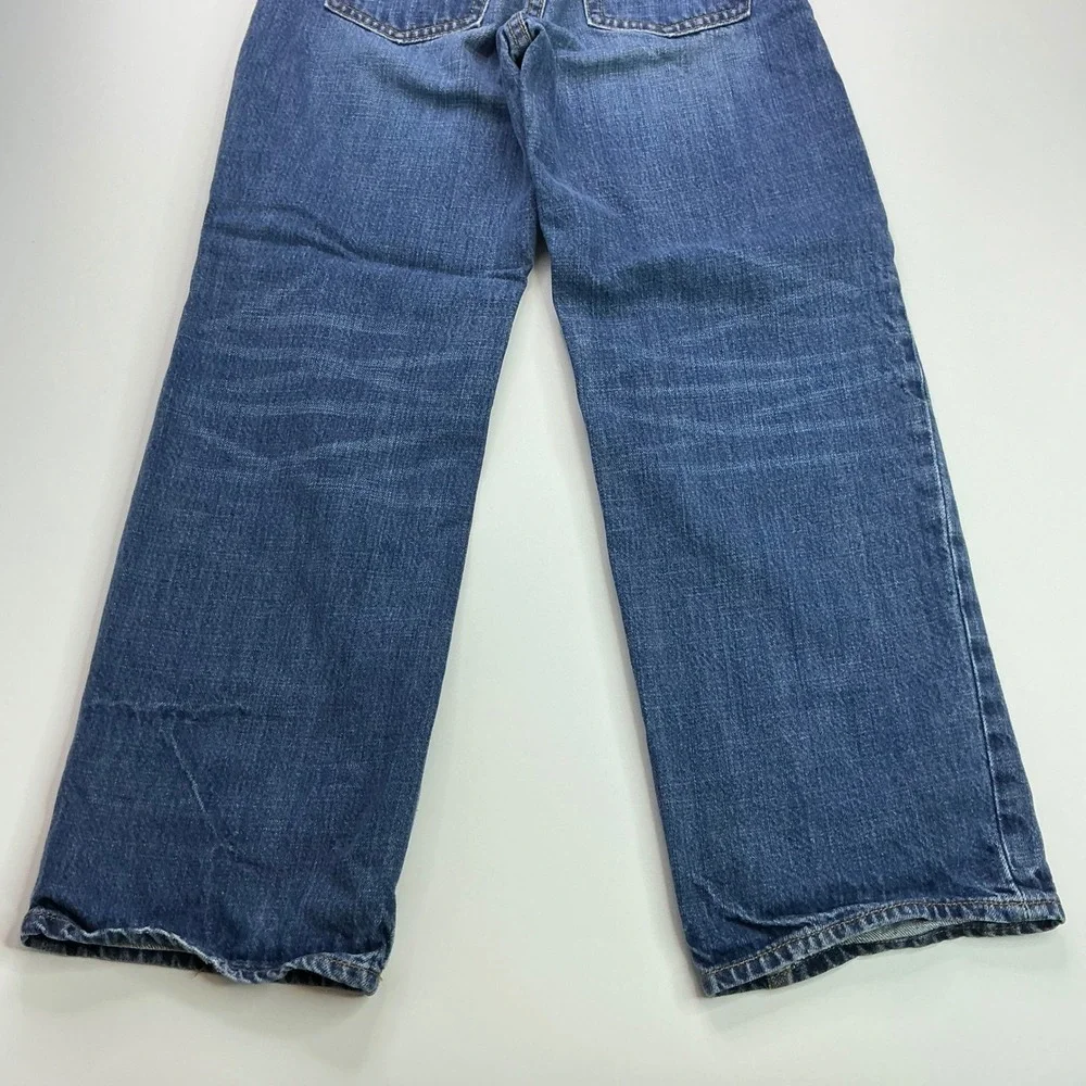 Gap Blue Loose Fit Jeans Kids Size 10 Regular Adjustable Waist Denim
